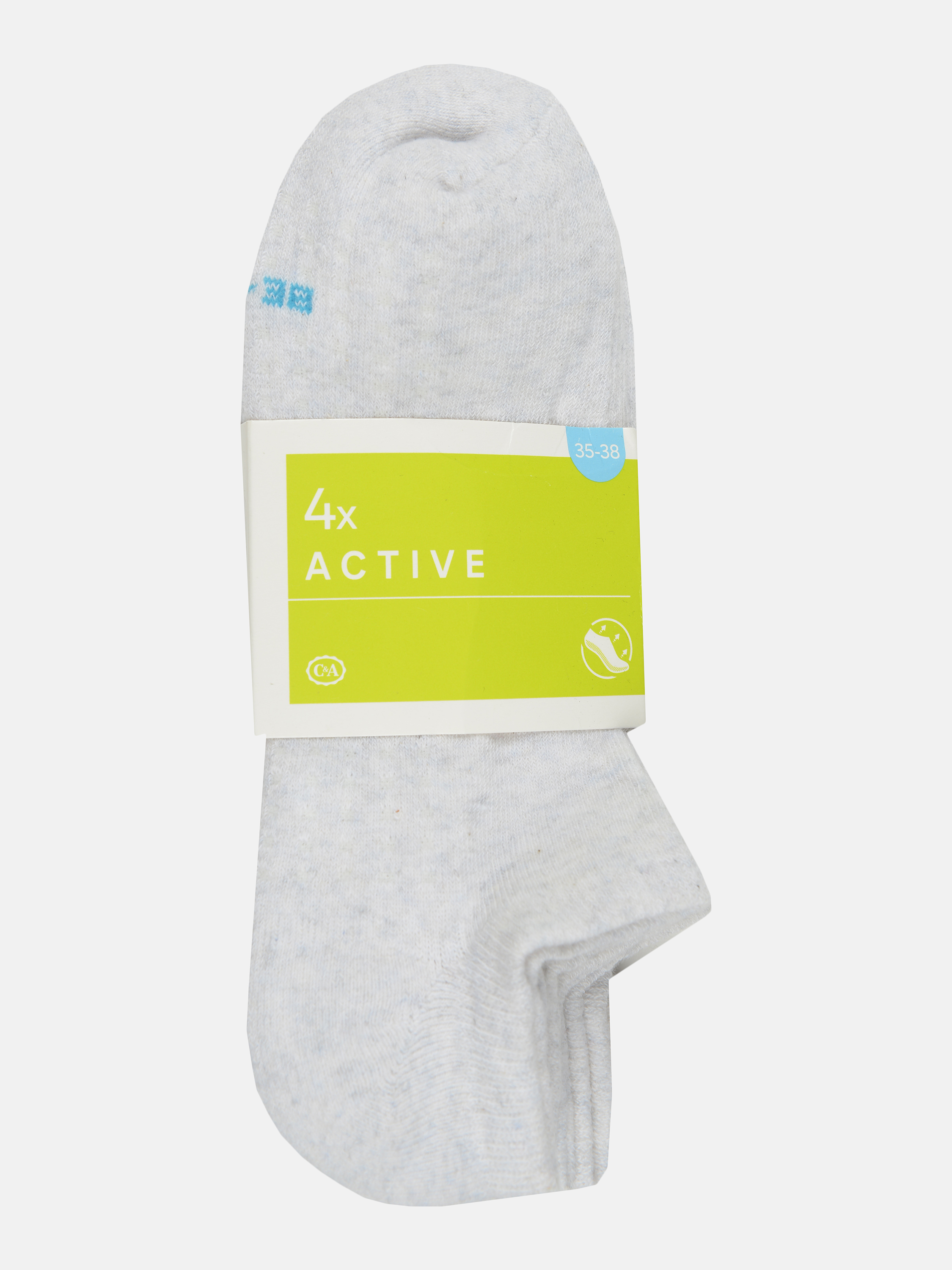 Набор Носки ACTIVE (4 пары) C&A 35/38 светло-серый меланж 5506099_светло-серый меланж
Набор Носки ACTIVE (4 пары) C&A 35/38 светло-серый меланж 5506099_светло-серый меланж