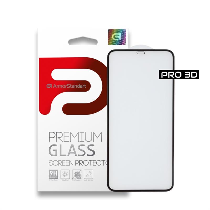 Защитное стекло Armorstandart Pro для Apple iPhone 11 Pro Max/XS Max Black, 0.33mm, 3D (ARM55372-GP3D-BK)
Защитное стекло Armorstandart Pro для Apple iPhone 11 Pro Max/XS Max Black, 0.33mm, 3D (ARM55372-GP3D-BK)