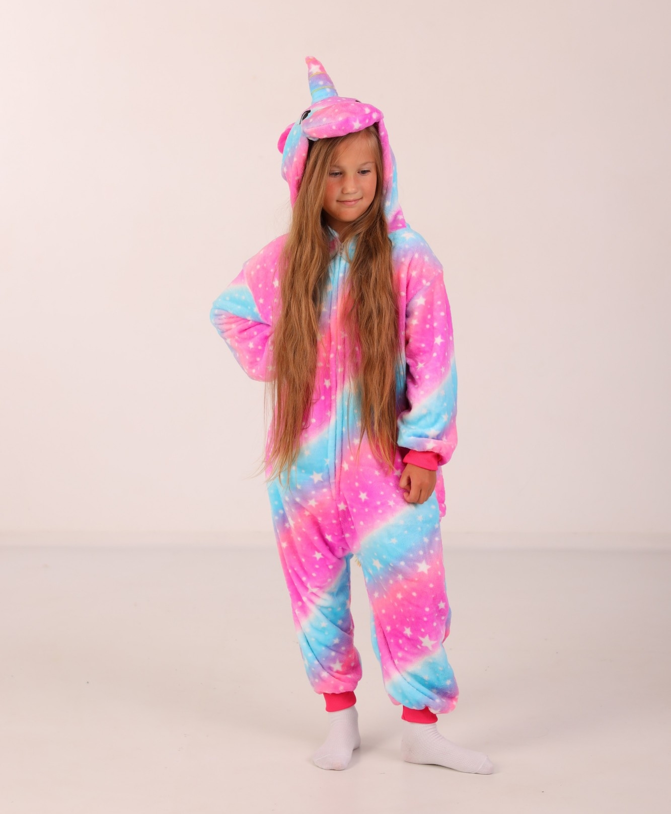 Пижама Кигуруми Детская Для Девочек Kigurumi Единорог со Звездами пятнистый Разноцветный 100-110 см. (2005)
Пижама Кигуруми Детская Для Девочек Kigurumi Единорог со Звездами пятнистый Разноцветный 100-110 см. (2005)