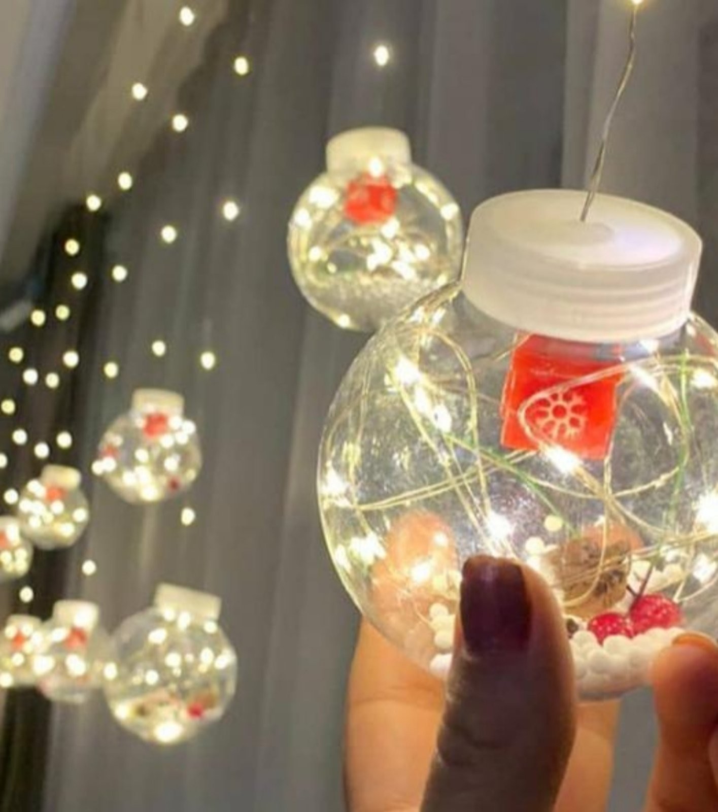 Гирлянда штора Шарики с наполнением Роса 10 шаров 200 Led 3х0.7м Теплый белый
Гирлянда штора Шарики с наполнением Роса 10 шаров 200 Led 3х0.7м Теплый белый