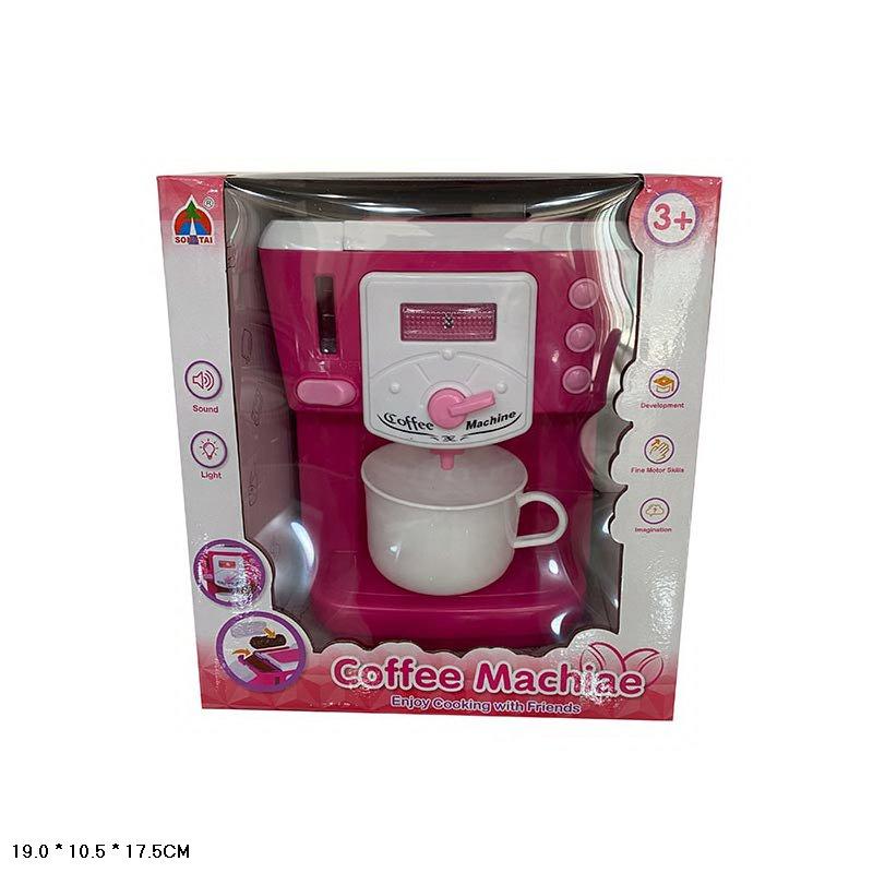 Детская игрушечная кофеварка функциональная - заливается вода 8607 A-Toys со звуком и светом
Детская игрушечная кофеварка функциональная - заливается вода 8607 A-Toys со звуком и светом