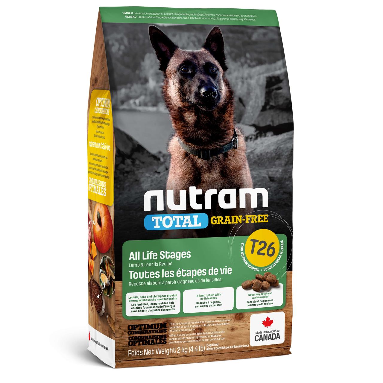 Беззлаковый сухой корм Nutram (Нутрам) T26 Lamb Dog для собак всех пород (ягненок) 11.4 кг
Беззлаковый сухой корм Nutram (Нутрам) T26 Lamb Dog для собак всех пород (ягненок) 11.4 кг