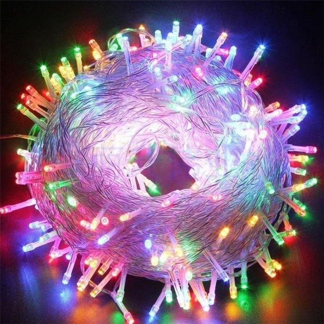 Гирлянда цепь светодиодная классическая 18 м 400 LED прозрачный шнур круглые лампочки от сети разноцветная
Гирлянда цепь светодиодная классическая 18 м 400 LED прозрачный шнур круглые лампочки от сети разноцветная
