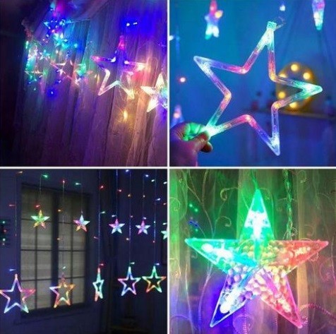 Светодиодная LED гирлянда штора Звезды Мультицветные STAR CURTAIN 12 звезд 2.5м 138 LED
Светодиодная LED гирлянда штора Звезды Мультицветные STAR CURTAIN 12 звезд 2.5м 138 LED