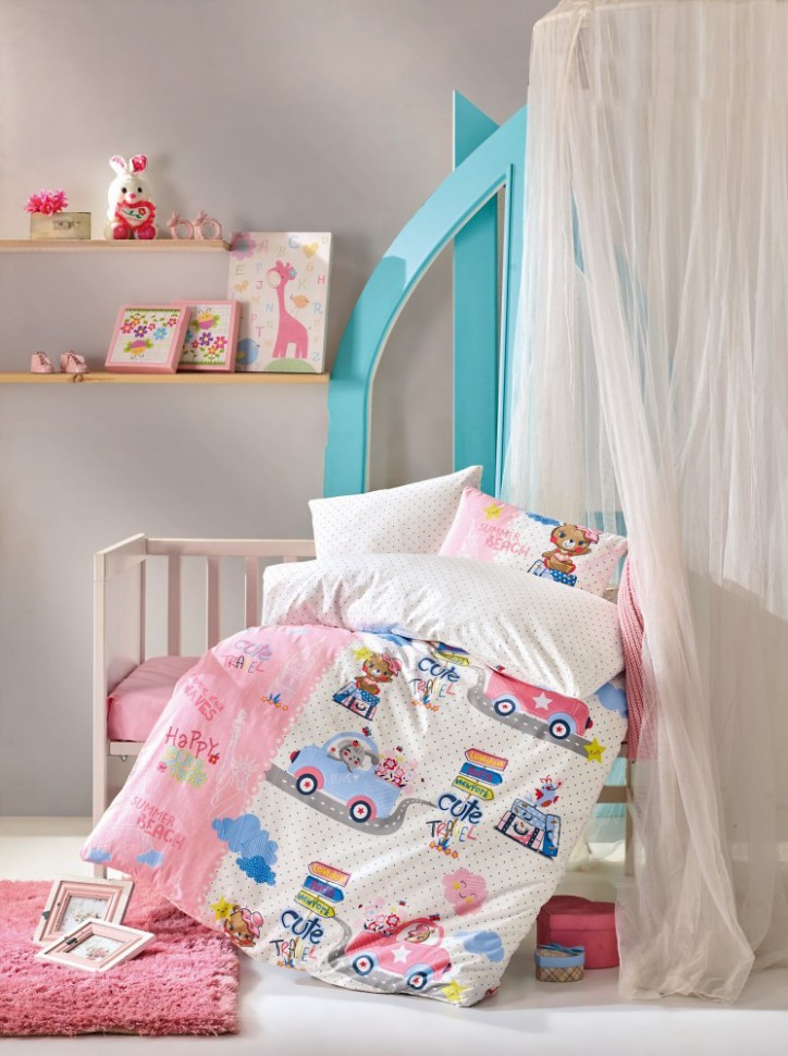 Постельное белье для новорожденных Cotton Box Sevimli Seyahat Pembe 100x150 08007786
Постельное белье для новорожденных Cotton Box Sevimli Seyahat Pembe 100x150 08007786