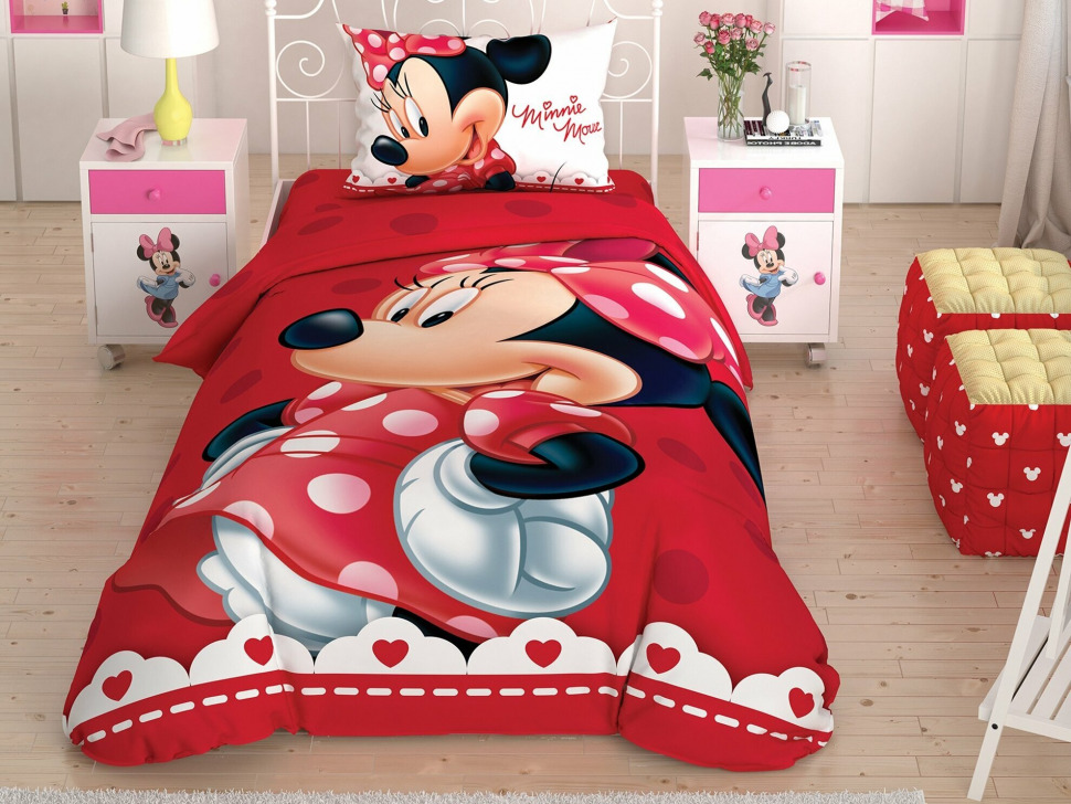 Подростковый комплект постельного белья TAC Disney Minnie Lovely Glitter 60243956
Подростковый комплект постельного белья TAC Disney Minnie Lovely Glitter 60243956