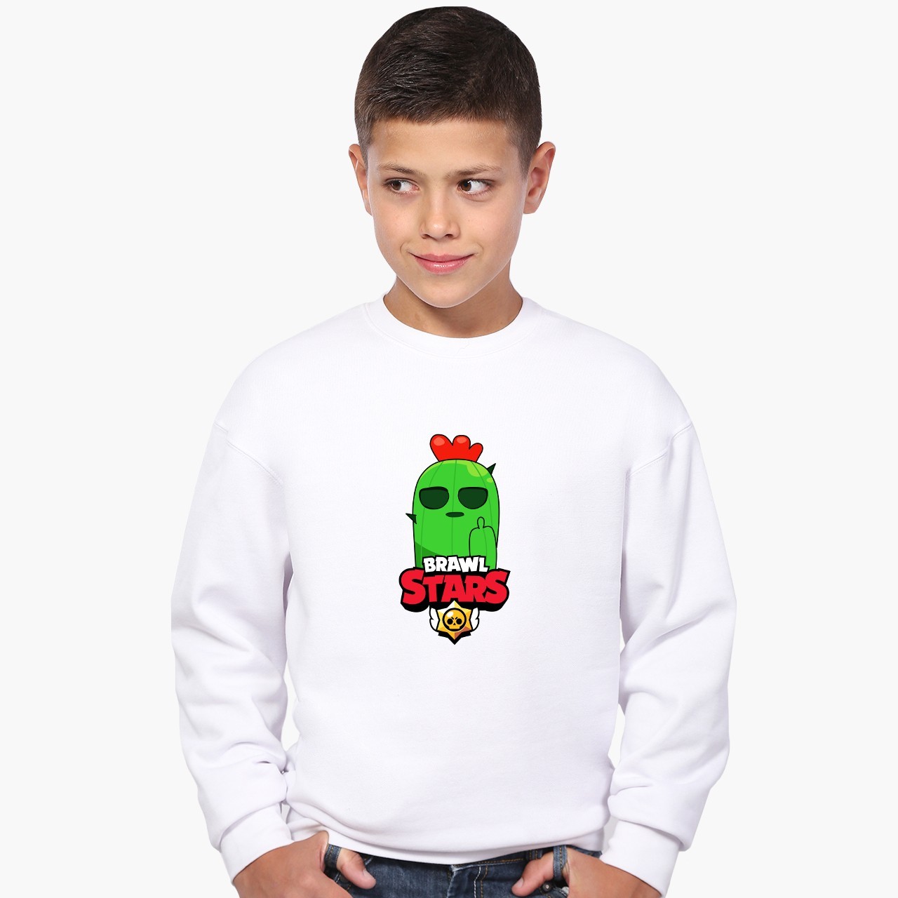 Свитшот для мальчиков Бравл Старс Спайк (Brawl Stars Spike) (9509-1013) 158-164 см Белый
Свитшот для мальчиков Бравл Старс Спайк (Brawl Stars Spike) (9509-1013) 158-164 см Белый