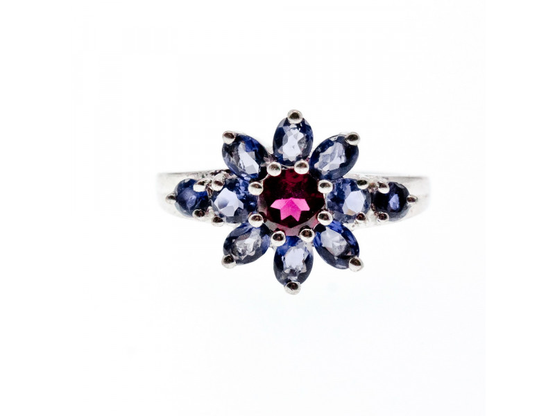 Серебряное кольцо с камнями танзанит и шпинель Цветы Натуральный Sky Jewelry 002965
Серебряное кольцо с камнями танзанит и шпинель Цветы Натуральный Sky Jewelry 002965
