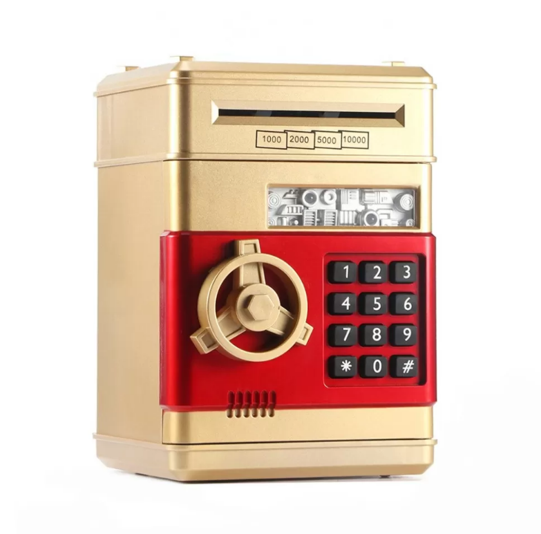 Копилка-сейф детская копилка Number Bank MK 4523 с кодовым замком, звуковыми эффектами, затягивает купюры Золотистый
Копилка-сейф детская копилка Number Bank MK 4523 с кодовым замком, звуковыми эффектами, затягивает купюры Золотистый