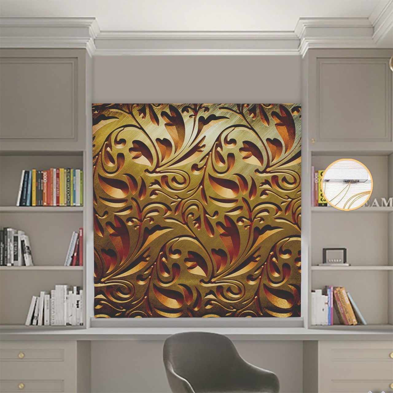 Римские шторы DECOLIV Фотопечать Вензеля 00-141 Блэкаут 80*170 см
Римские шторы DECOLIV Фотопечать Вензеля 00-141 Блэкаут 80*170 см