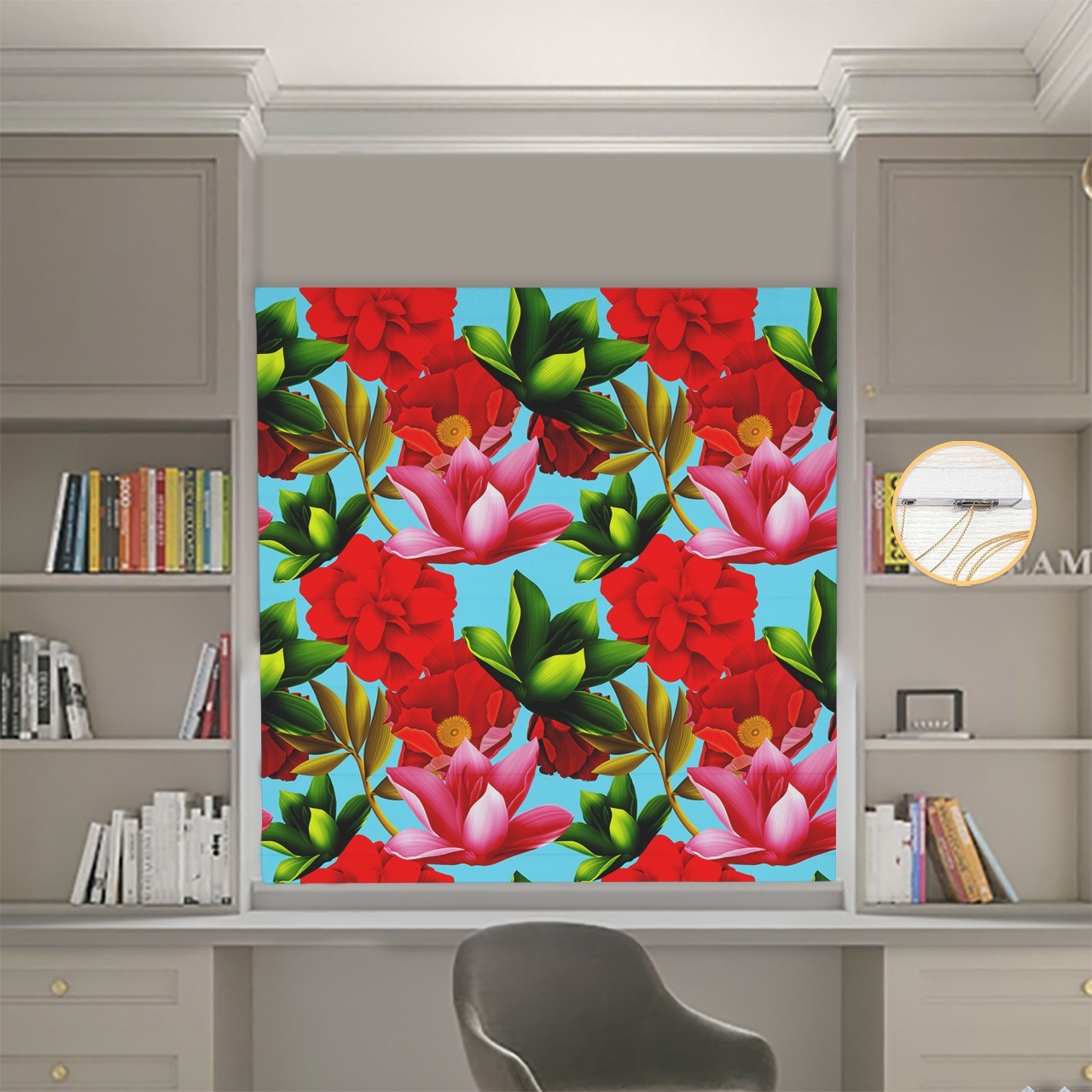 Римские шторы DECOLIV Фотопечать Цветы 15-175 Блэкаут 250*170 см 
Римские шторы DECOLIV Фотопечать Цветы 15-175 Блэкаут 250*170 см