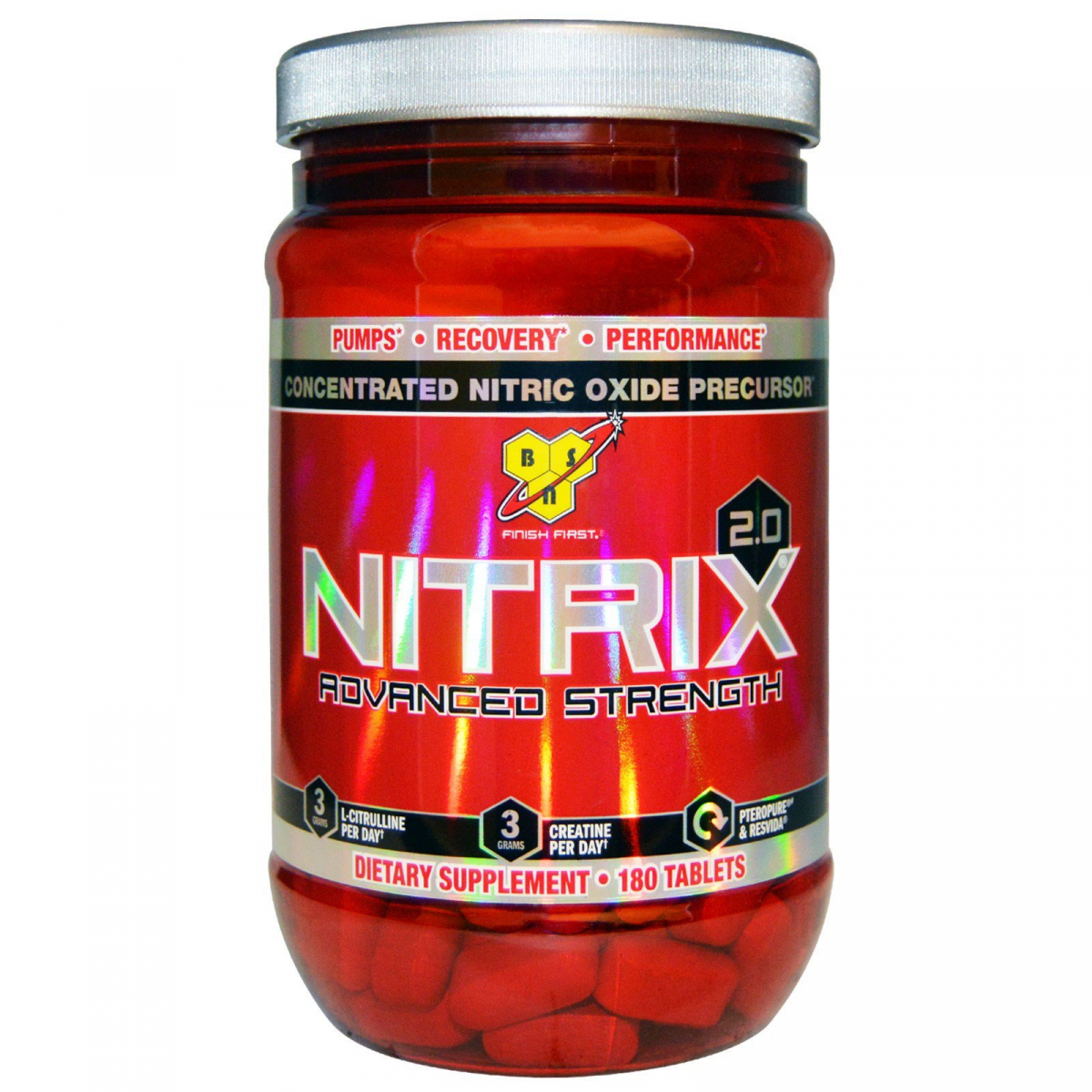 Концентрированный предшественник оксида азота BSN (Nitrix 2.0 Concentrated Nitric Oxide Precursor) 180 таблеток
Концентрированный предшественник оксида азота BSN (Nitrix 2.0 Concentrated Nitric Oxide Precursor) 180 таблеток