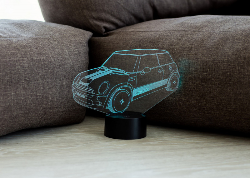 Детский ночник - светильник " Автомобиль 37 " 3DTOYSLAMP