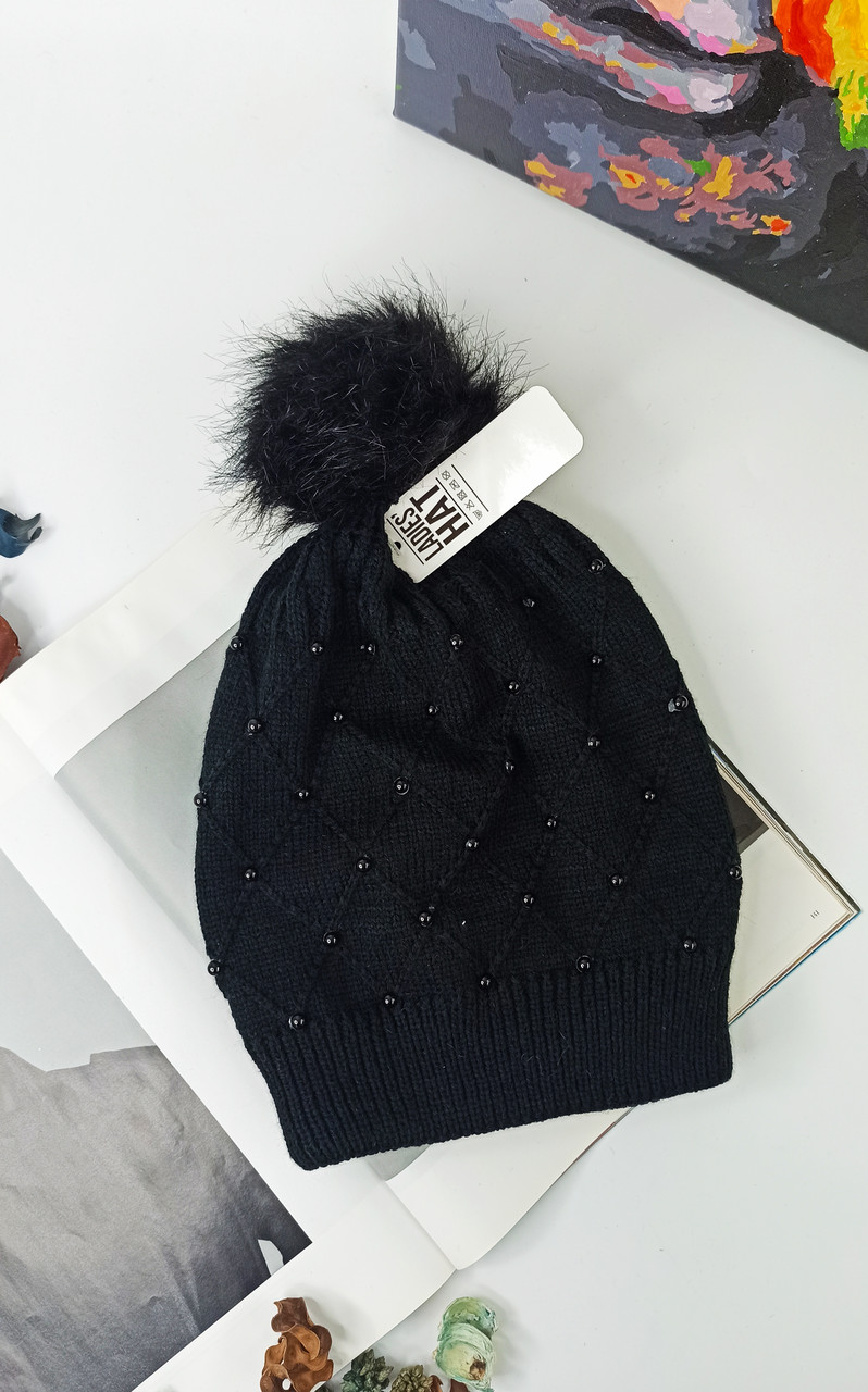 Шапка женская Ladies Hat с бусинками "ромб" Германия черная, Шапка женская Ladies Hat с бусинками "ромб" Германия One Size черная
Шапка женская Ladies Hat с бусинками "ромб" Германия черная, Шапка женская Ladies Hat с бусинками "ромб" Германия One Size черная