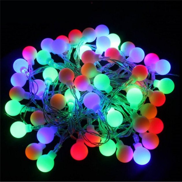 Гирлянда цепь светодиодная классическая 10 м 100 LED прозрачный шнур шарики твинки Разноцветная
Гирлянда цепь светодиодная классическая 10 м 100 LED прозрачный шнур шарики твинки Разноцветная