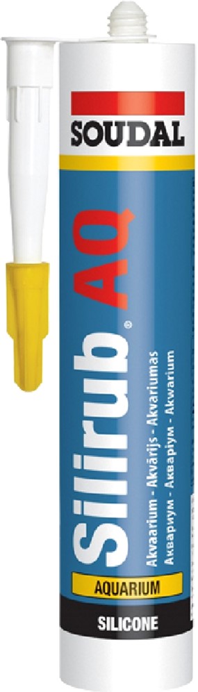 Клей-герметик для аквариума Soudal Silirub AQ Черный 310 мл (000020000000063002)
Клей-герметик для аквариума Soudal Silirub AQ Черный 310 мл (000020000000063002)