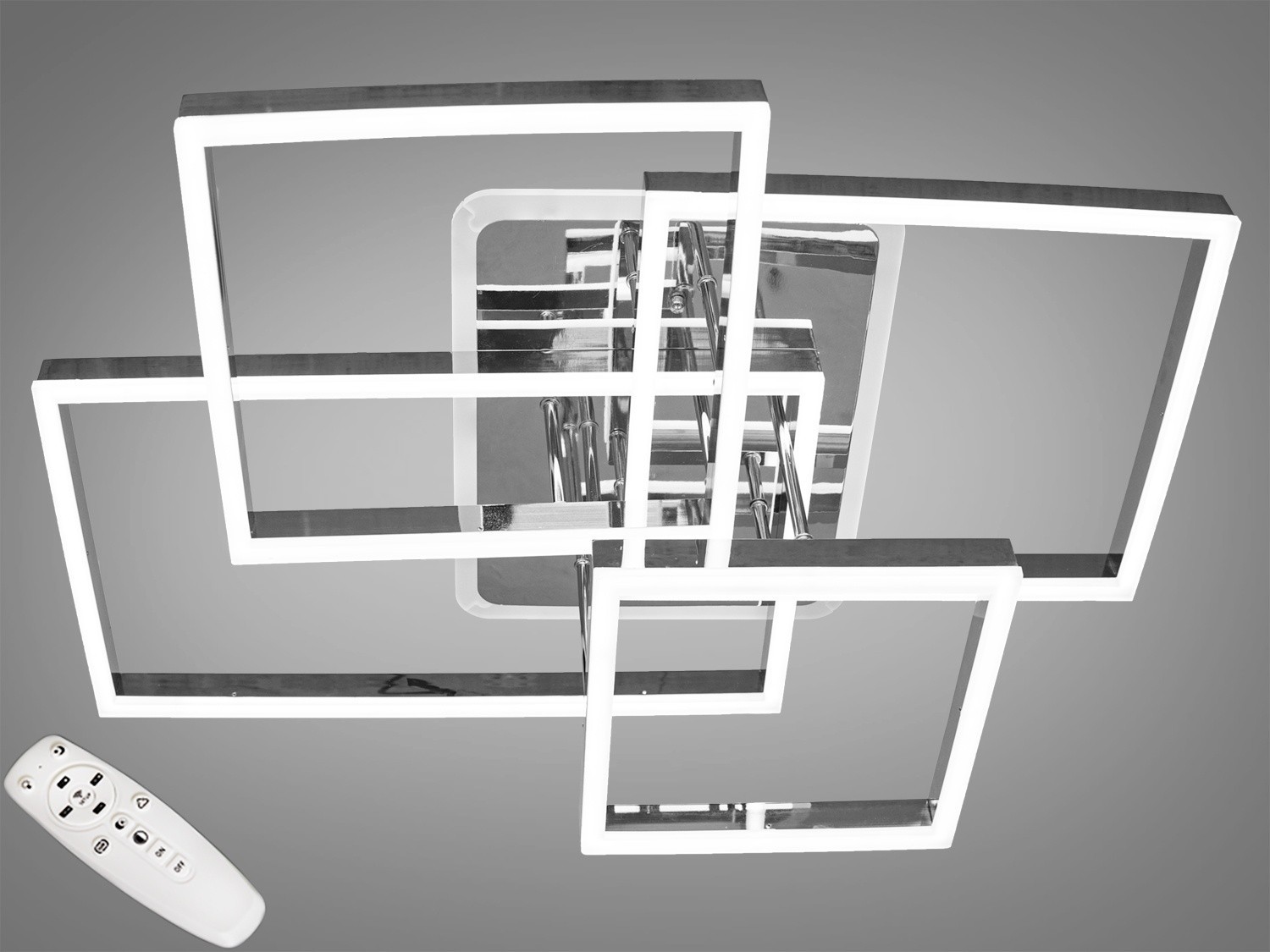 Потолочная LED люстра AlexMosh с диммером и LED подсветкой 3-х цветов 160W цвет хром (22299)
Потолочная LED люстра AlexMosh с диммером и LED подсветкой 3-х цветов 160W цвет хром (22299)