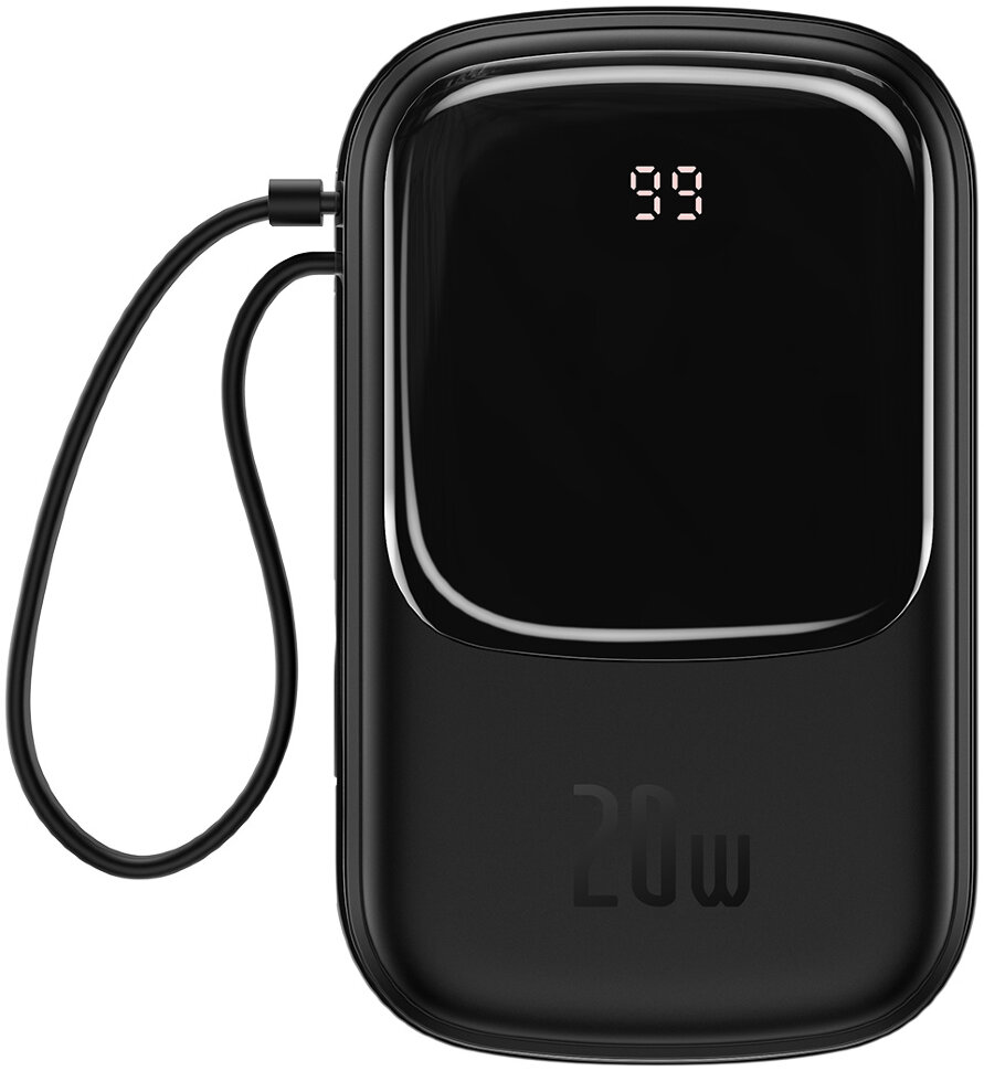 УМБ Baseus Q Pow Digital Display 22.5W 20000mAh (with Lightning cable) Black (PPQD-H01)
УМБ Baseus Q Pow Digital Display 22.5W 20000mAh (with Lightning cable) Black (PPQD-H01)
