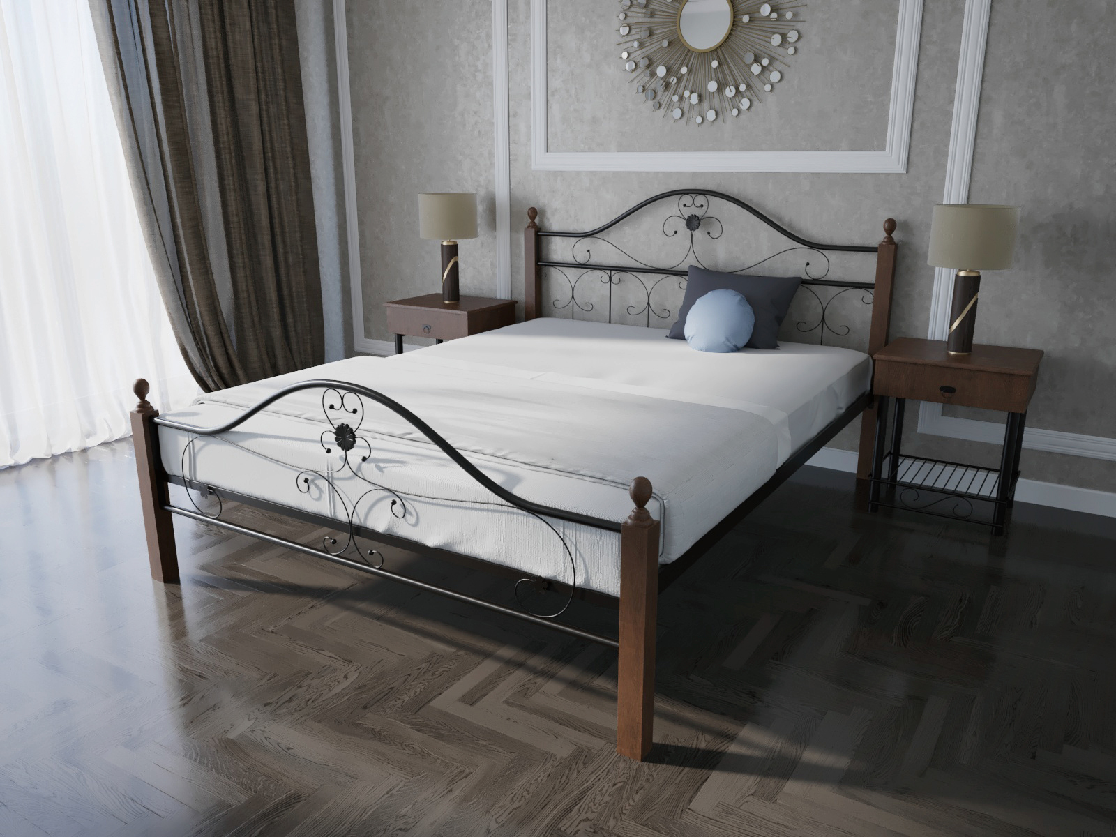Кровать MELBI Патриция Вуд Двуспальная 140*200 см Коричневый (КМ-001-02-4кор)
Кровать MELBI Патриция Вуд Двуспальная 140*200 см Коричневый (КМ-001-02-4кор)