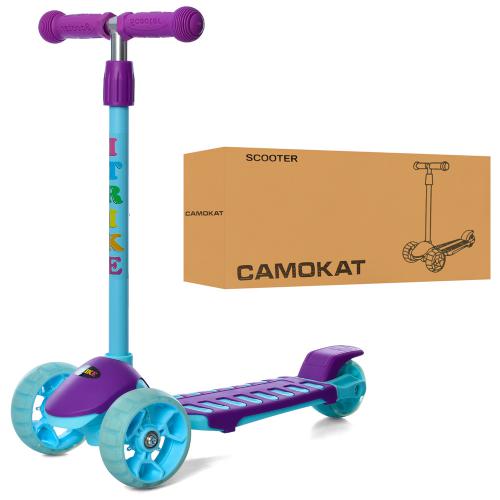 Детский трехколесный самокат iTrike JR 3-060-34-V 
Детский трехколесный самокат iTrike JR 3-060-34-V