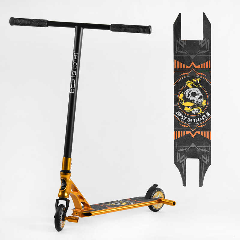 Самокат трюковый 23015 Best Scooter (4) HIC-система, ПЕГИ, алюминиевый диск и дека, АНОДИРОВАННАЯ ПОКРАСКА, колёса PU, d=110мм, ширина руля - 60 см
Самокат трюковый 23015 Best Scooter (4) HIC-система, ПЕГИ, алюминиевый диск и дека, АНОДИРОВАННАЯ ПОКРАСКА, колёса PU, d=110мм, ширина руля - 60 см
