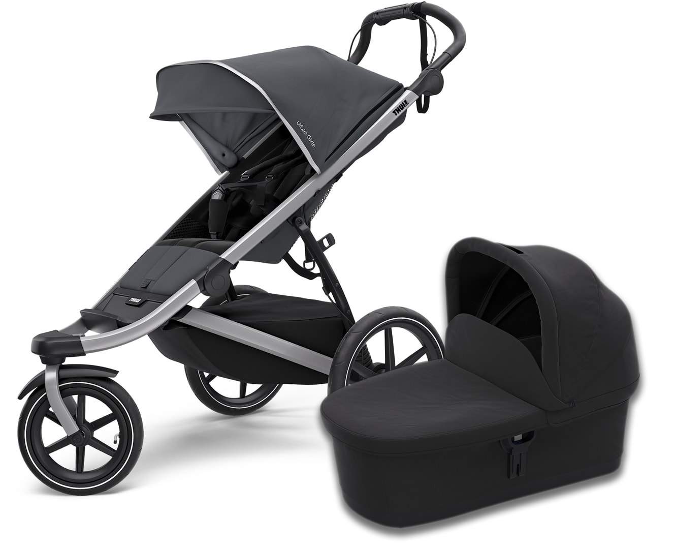Детская коляска с люлькой Thule Urban Glide2 (Dark Shadow) (TH 10101950-20110748)
Детская коляска с люлькой Thule Urban Glide2 (Dark Shadow) (TH 10101950-20110748)