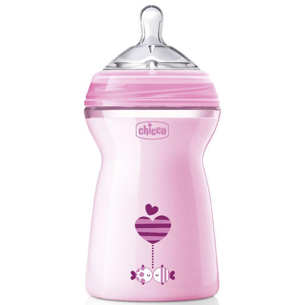 Бутылочка для кормления Chicco Natural Feeling Color 330 мл 6м+ розовая (80837.11)
Бутылочка для кормления Chicco Natural Feeling Color 330 мл 6м+ розовая (80837.11)
