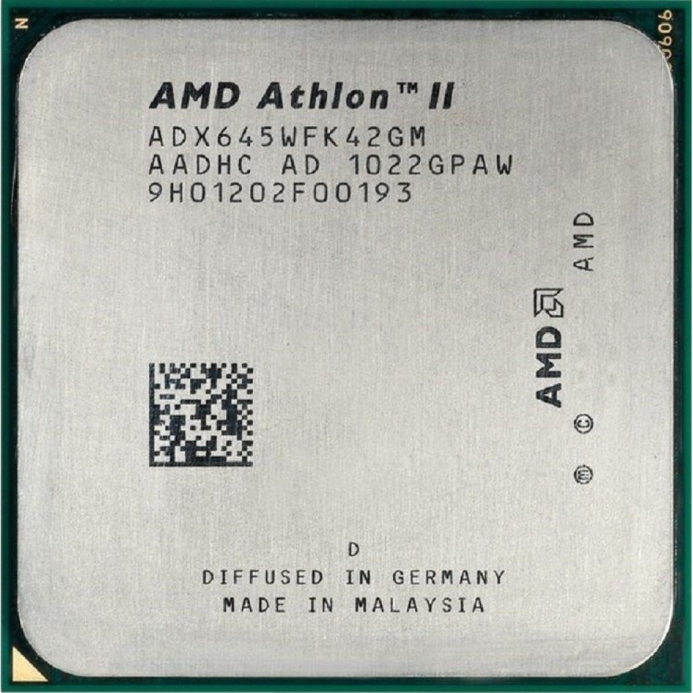 Процессор AMD Athlon II X4 645 3.10GHz/2M/2000MHz (ADX645WFK42GM) sAM2+/AM3, tray
Процессор AMD Athlon II X4 645 3.10GHz/2M/2000MHz (ADX645WFK42GM) sAM2+/AM3, tray