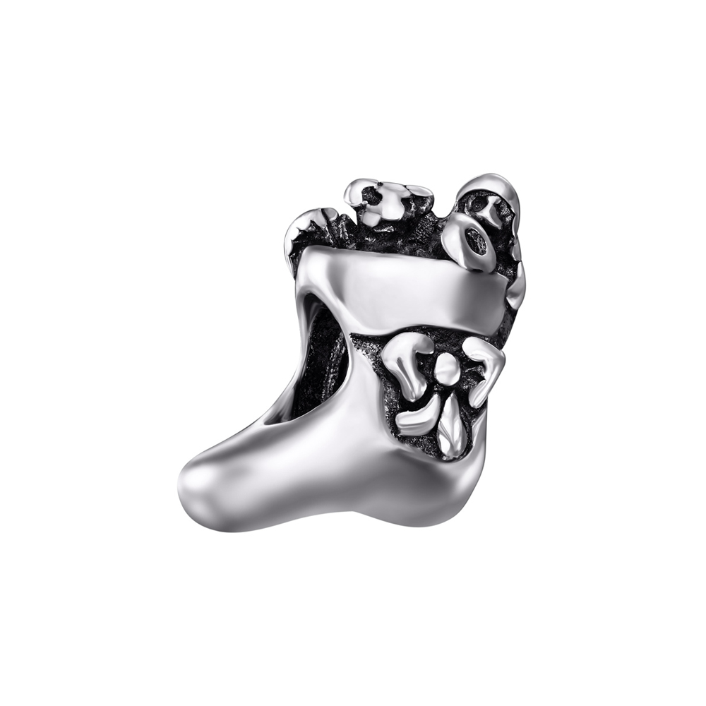 Серебряный шарм с чернением и родированием 000125957 б/р размера
Серебряный шарм с чернением и родированием 000125957 б/р размера