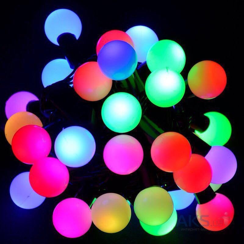 Светодиодная гирлянда штора Шарики 120 led 3.1м с черным проводом (шарик 21 мм) color RG/RB
Светодиодная гирлянда штора Шарики 120 led 3.1м с черным проводом (шарик 21 мм) color RG/RB