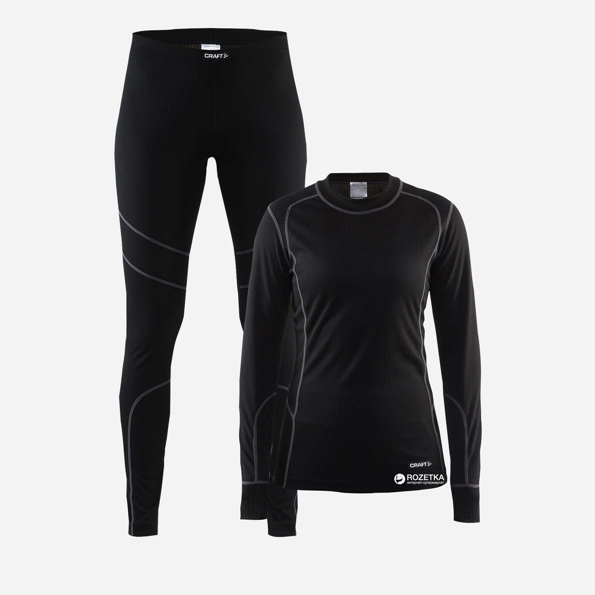 Комплект женского термобелья Craft Baselayer Set Woman 1905331-999985 XS Black/Granite
Комплект женского термобелья Craft Baselayer Set Woman 1905331-999985 XS Black/Granite