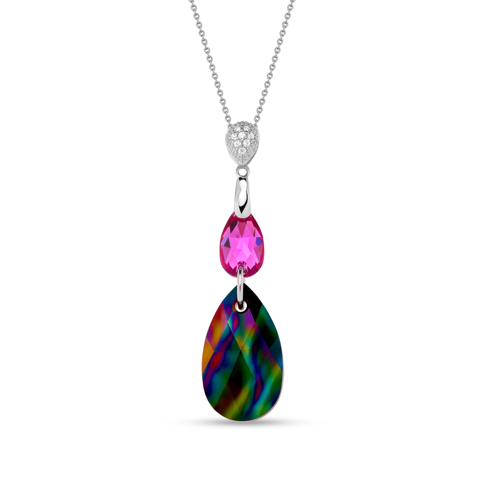 Серебряный кулон c цепочкой SPARK Double Drop со Swarovski модели NC323061061FRD
Серебряный кулон c цепочкой SPARK Double Drop со Swarovski модели NC323061061FRD