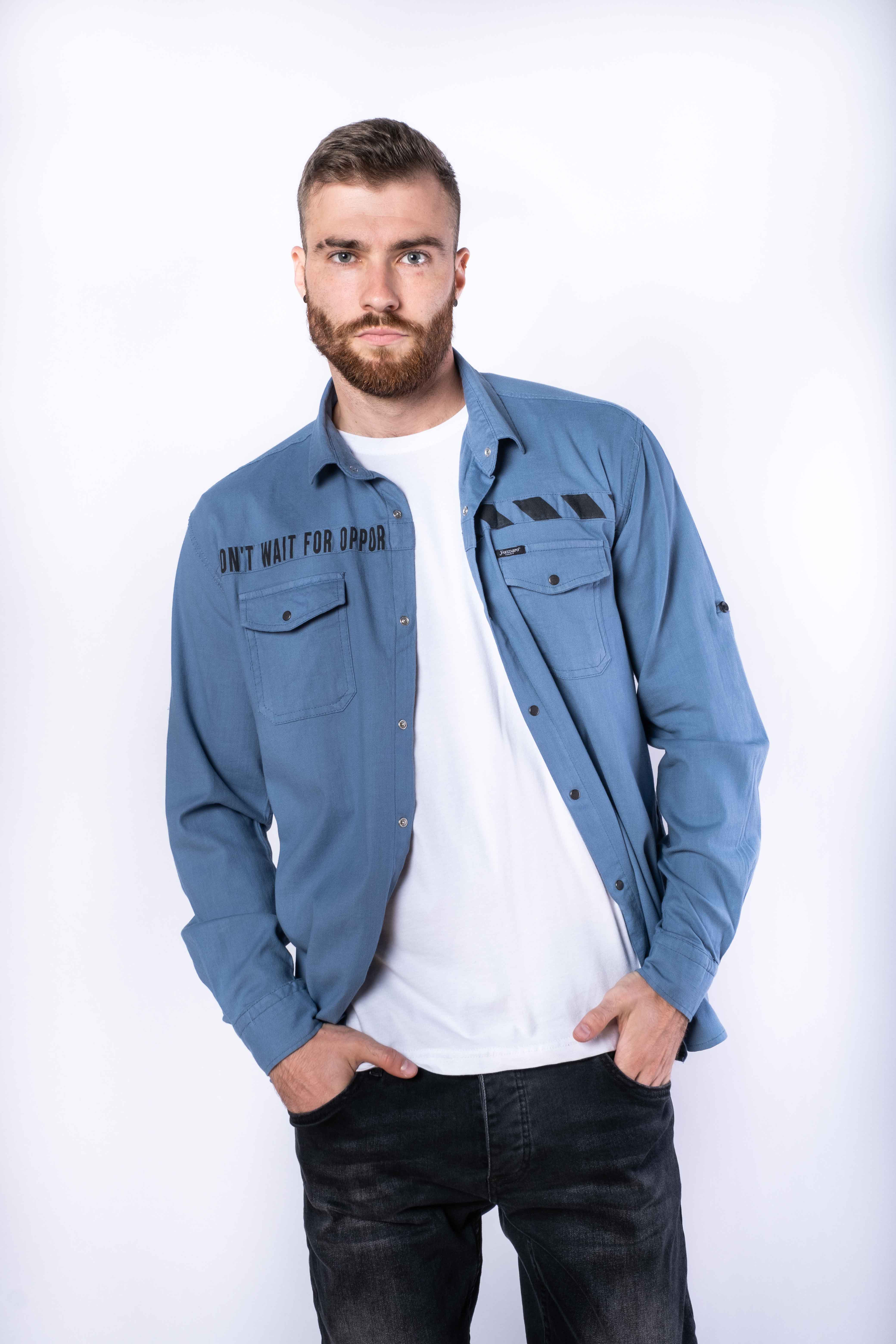 Рубашка с принтом на груди 644f006 Time of Style 644F006 Джинс, Рубашка с принтом на груди 644f006 Time of Style 644F006 XL Джинс
Рубашка с принтом на груди 644f006 Time of Style 644F006 Джинс, Рубашка с принтом на груди 644f006 Time of Style 644F006 XL Джинс