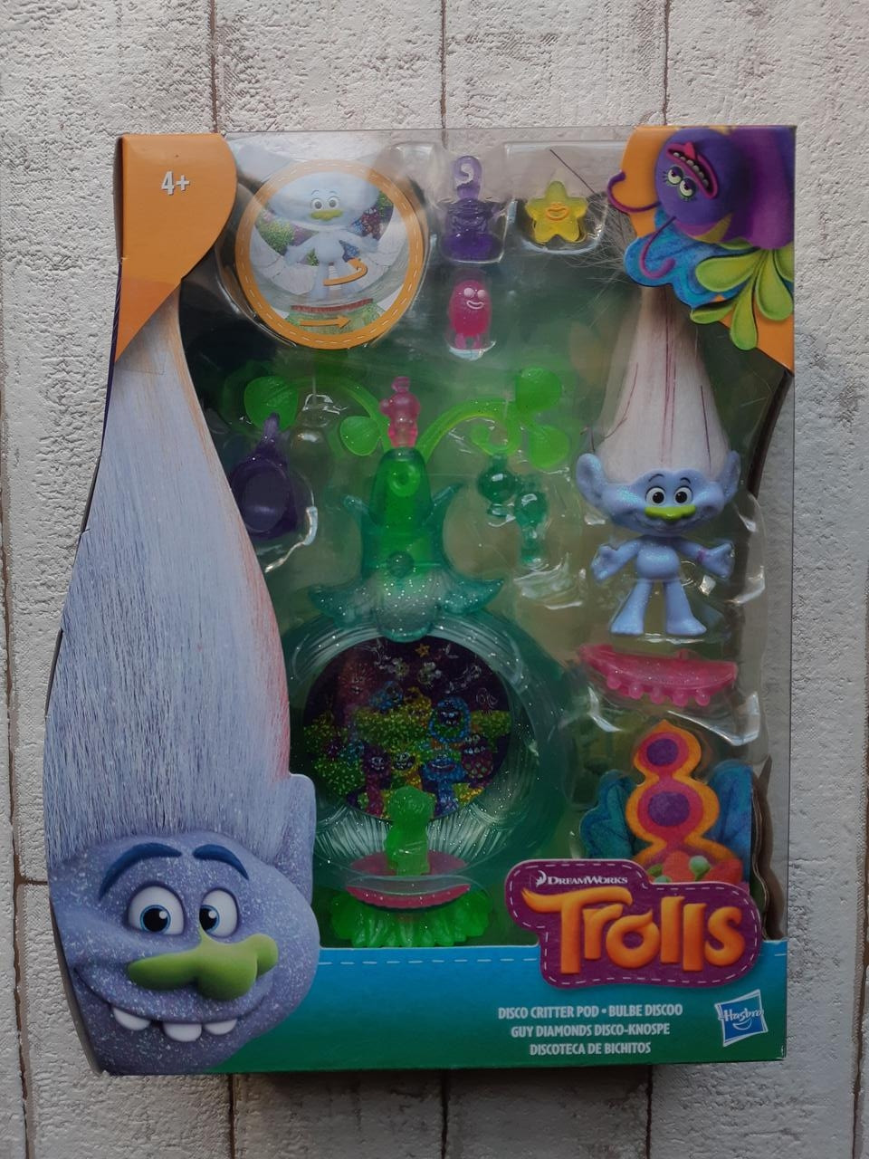 Игровой набор Hasbro Trolls Волшебный домик тролля Disco Critter Pod E0145 E0417
Игровой набор Hasbro Trolls Волшебный домик тролля Disco Critter Pod E0145 E0417