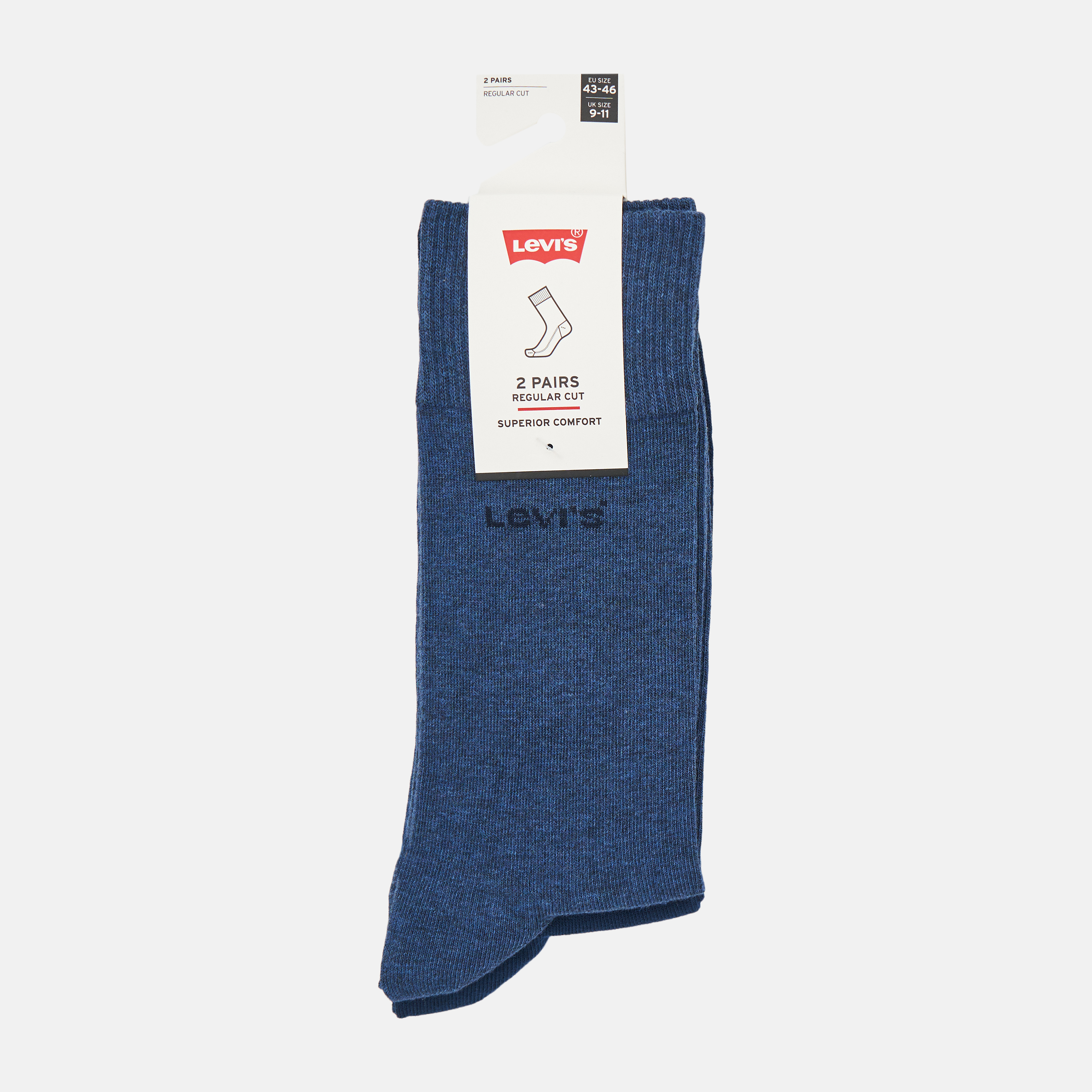 Набор носков Levi's 993053001-460 - 2 пары Denim Blue, Набор носков Levi's 993053001-460 43-46 2 пары Denim Blue
Набор носков Levi's 993053001-460 - 2 пары Denim Blue, Набор носков Levi's 993053001-460 43-46 2 пары Denim Blue