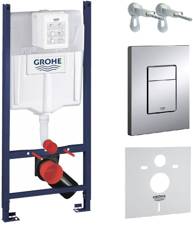 Инсталляция GROHE Rapid SL 38840000 (3873200A) c панелью смыва Skate Cosmopolitan 38732000
Инсталляция GROHE Rapid SL 38840000 (3873200A) c панелью смыва Skate Cosmopolitan 38732000