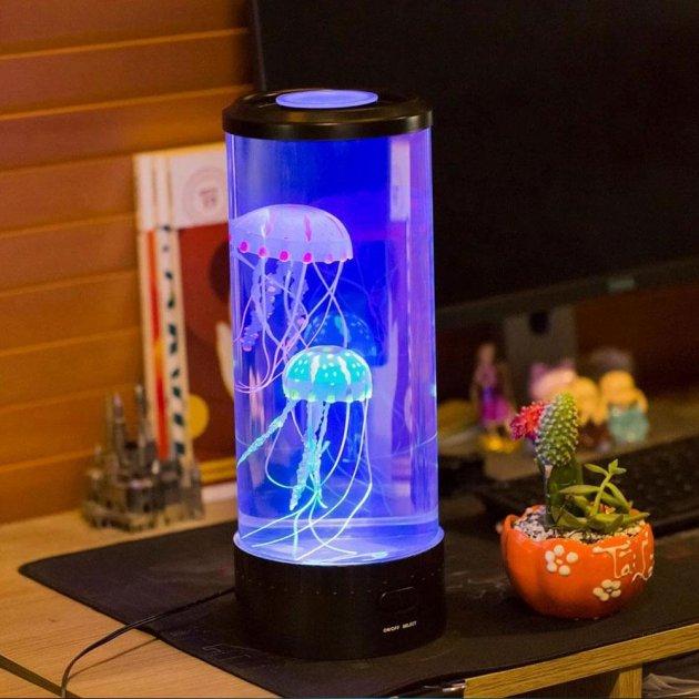 Лампа ночник со светодиодными медузами LED Jellyfish Mood 7 режимов чёрный (KOO_AVE001_B6827822)
Лампа ночник со светодиодными медузами LED Jellyfish Mood 7 режимов чёрный (KOO_AVE001_B6827822)