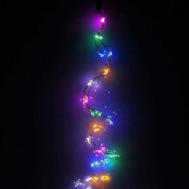 Гирлянда лучи росы или Конский хвост, 3 м, 300 Led,10 нитей, от 220 В разноцветная
Гирлянда лучи росы или Конский хвост, 3 м, 300 Led,10 нитей, от 220 В разноцветная