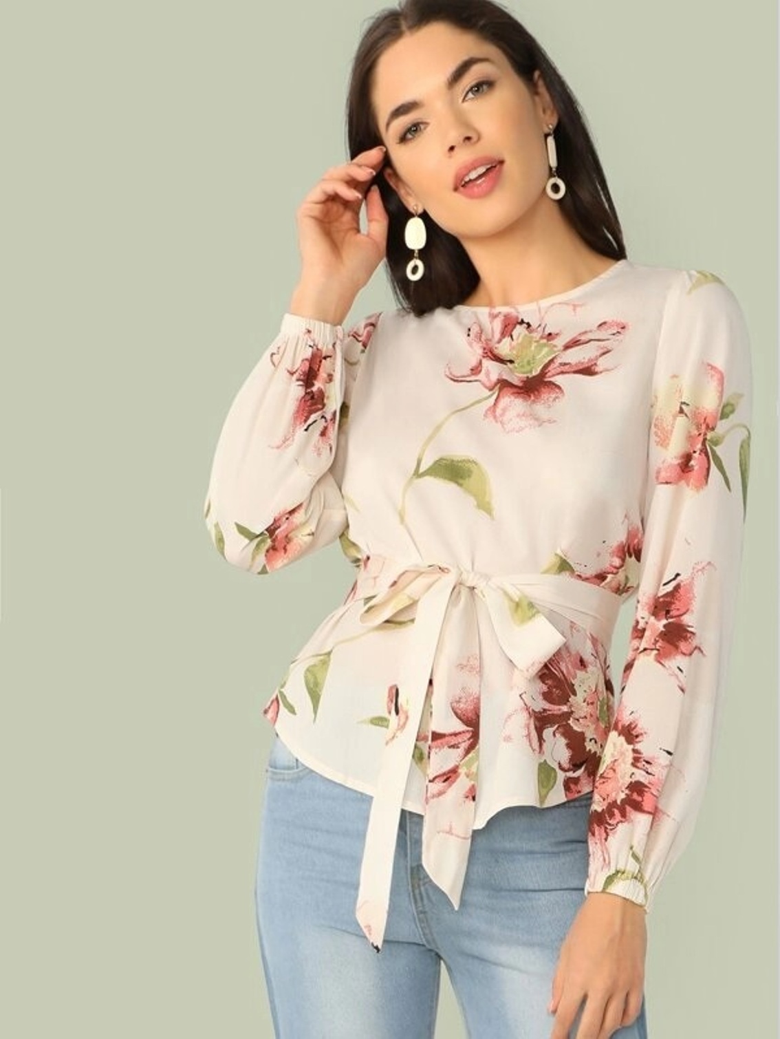 Блуза с цветочным принтом и поясом с закругленным краем Shein 07190327353 Розовый, Блуза с цветочным принтом и поясом с закругленным краем Shein 07190327353 M Розовый
Блуза с цветочным принтом и поясом с закругленным краем Shein 07190327353 Розовый, Блуза с цветочным принтом и поясом с закругленным краем Shein 07190327353 M Розовый