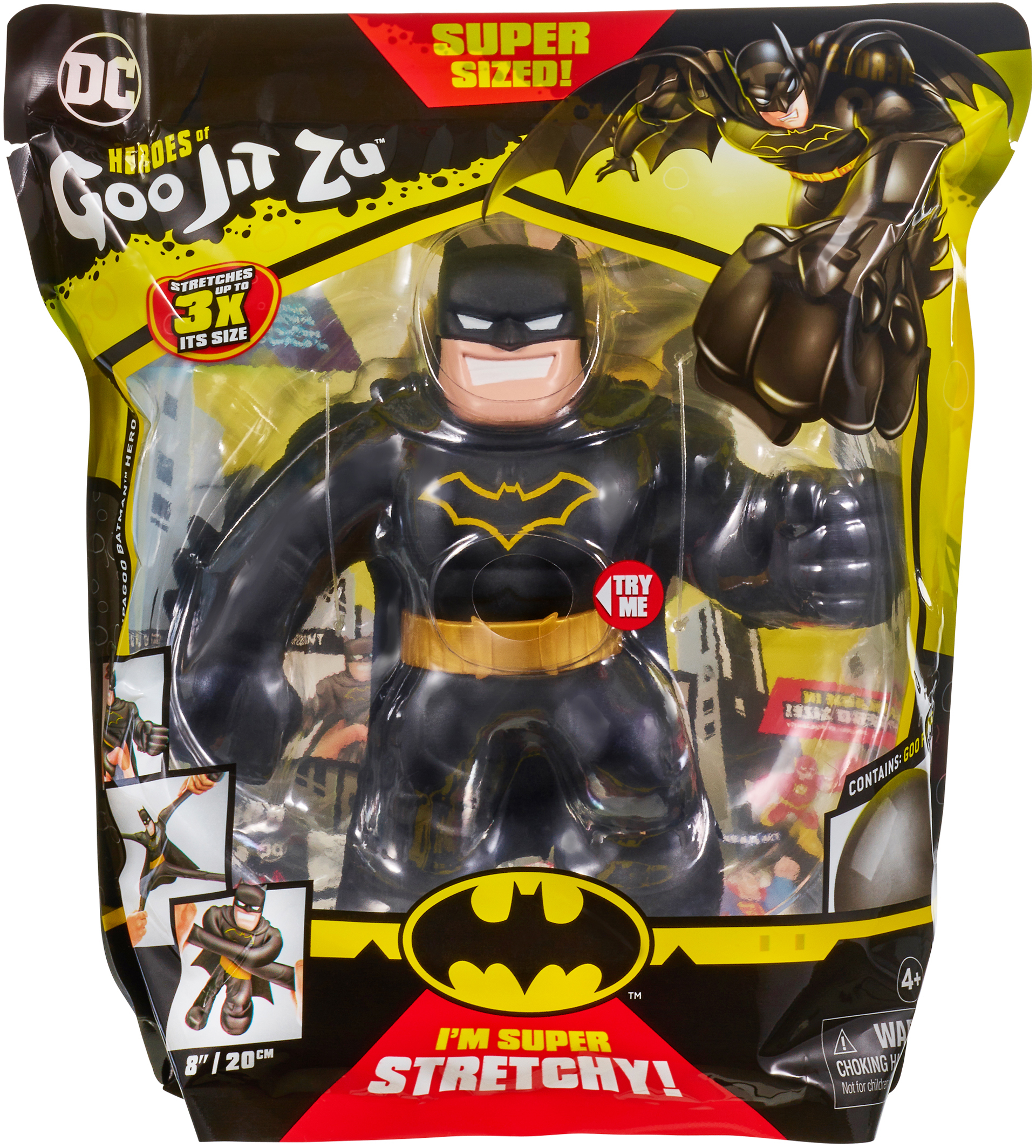 Растягивающаяся игрушка GooJitZu Супергерои DC Герои Гуджитсу Бэтмен Большой (121261)
Растягивающаяся игрушка GooJitZu Супергерои DC Герои Гуджитсу Бэтмен Большой (121261)