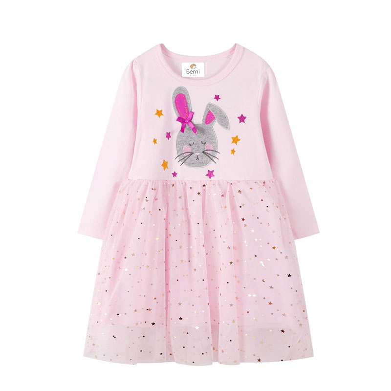 Платье для девочки с длинным рукавом и изображением зайца розовое Gray hare Berni Kids (100)
Платье для девочки с длинным рукавом и изображением зайца розовое Gray hare Berni Kids (100)