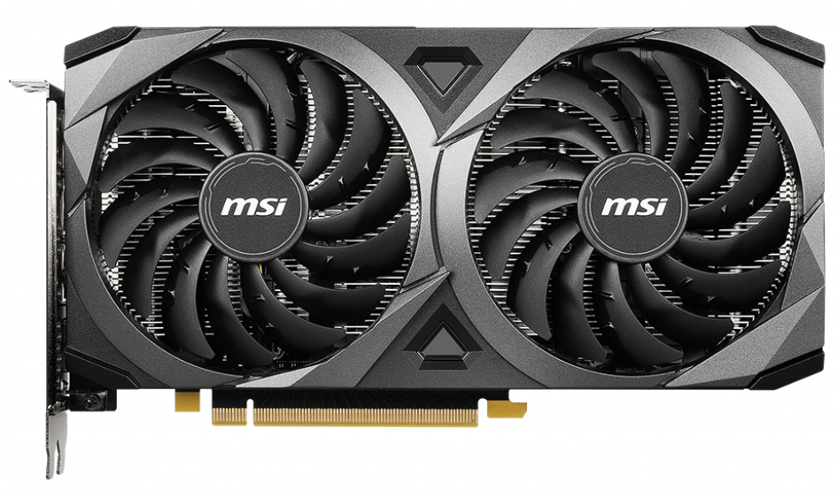Відеокарта MSI GeForce RTX 3060 Ti Ventus 2X 8G OCV1 LHR 8GB GDDR6 (256bit) (RTX 3060 Ti VENTUS 2X OCV1 LHR) (6749482)
Відеокарта MSI GeForce RTX 3060 Ti Ventus 2X 8G OCV1 LHR 8GB GDDR6 (256bit) (RTX 3060 Ti VENTUS 2X OCV1 LHR) (6749482)