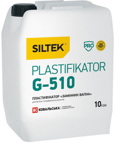 Пластификатор заменитель извести Siltek Plastifikator G-510 для бетона и строительных растворов 10 л (Е32737)
Пластификатор заменитель извести Siltek Plastifikator G-510 для бетона и строительных растворов 10 л (Е32737)