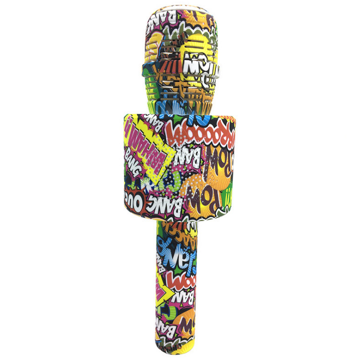 Беспроводной караоке-микрофон детский микрофон для караоке Karaoke microphone LY-100 Граффити (XD-13896)
Беспроводной караоке-микрофон детский микрофон для караоке Karaoke microphone LY-100 Граффити (XD-13896)