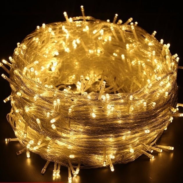 Гирлянда нить светодиодная классическая 30 м 600 LED прозрачный шнур Теплый белый
Гирлянда нить светодиодная классическая 30 м 600 LED прозрачный шнур Теплый белый