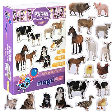 Набор реалистичных магнитов "Ферма. Мамы и малыши", 18 шт - Magdum (20-774884)
Набор реалистичных магнитов "Ферма. Мамы и малыши", 18 шт - Magdum (20-774884)