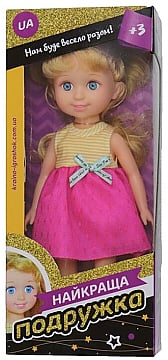 Кукла "Лучшая подружка" говорящая в желто-розовом платье (укр.) - A-Toys (20-893757)
Кукла "Лучшая подружка" говорящая в желто-розовом платье (укр.) - A-Toys (20-893757)