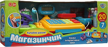 Игровой набор "Магазинчик", с кассой, сканером и продуктами - Limo Toy (20-446379)
Игровой набор "Магазинчик", с кассой, сканером и продуктами - Limo Toy (20-446379)