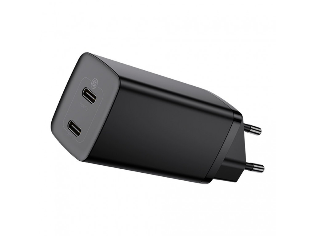 Мережевий зарядний пристрій Baseus GaN Lite Quick Charger C+C 65W EU Black (CCGAN2L-E01)
Мережевий зарядний пристрій Baseus GaN Lite Quick Charger C+C 65W EU Black (CCGAN2L-E01)