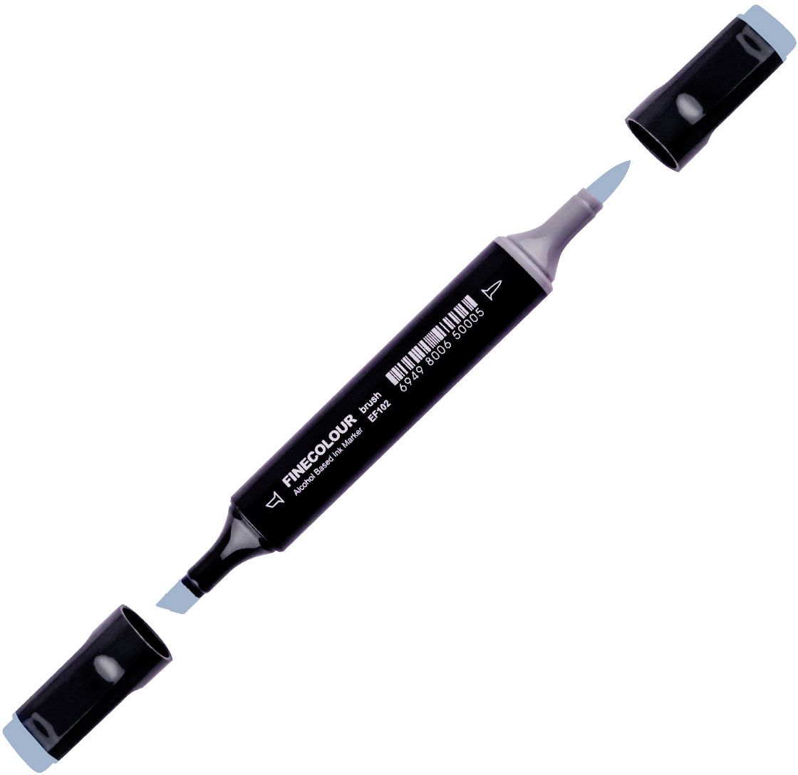 Маркер Finecolour Brush спиртовой 306 светло-сероватый кобальт B306 (EF102-306N)
Маркер Finecolour Brush спиртовой 306 светло-сероватый кобальт B306 (EF102-306N)